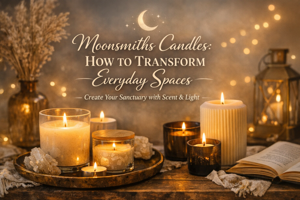 Moonsmiths Candles: How to Transform Everyday Spaces